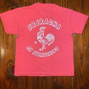 Sriracha hot sauce rooster t-shirt #poshtees